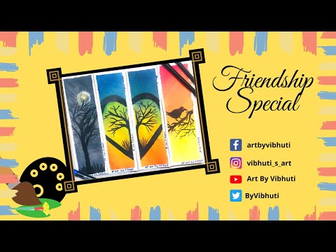 Friendship Special || Bookmarks Making || How to make easy Bookmarks.