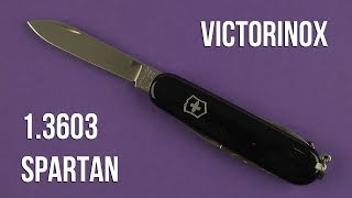 Victorinox Spartan Black (1.3603.3) - відео 2