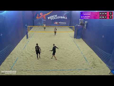 11:40 D. Svyrydenko / I. Romanenko - A. Matvieiev / I. Horiaiev 26.01.2023 |Winners Beach Volleyball
