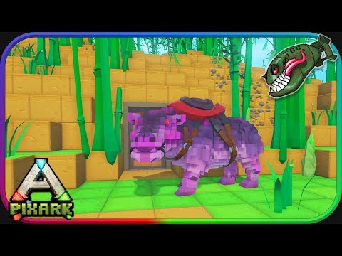 PixArk | Finding Our New Home, Daeodon Taming #3 (Modded Pix Ark 1.0)
