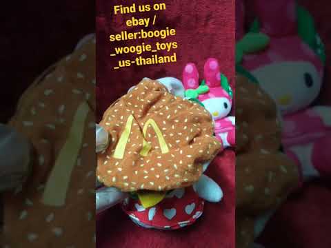 RARE! Vintage 2002​ Hello​ Kitty​ McDonald's​ Hamburger Reversible