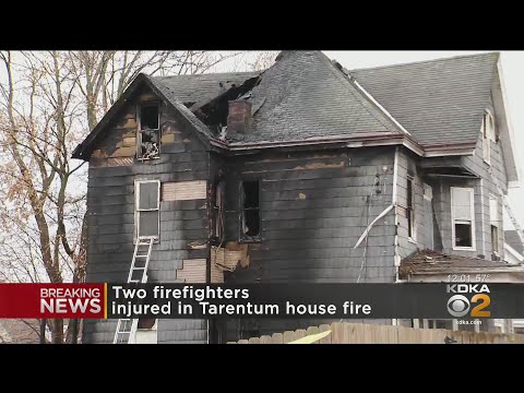 2 Firefighters Burned Battling Tarentum House Fire