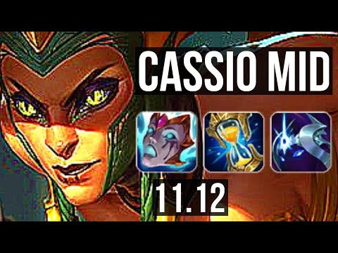 CASSIOPEIA vs LUCIAN (MID) | 8 solo kills, 800+ games, 1.1M mastery | BR Grandmaster | v11.12