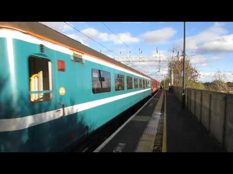 (HD) 90021+90037 speed through Tamworth - 07/11/15
