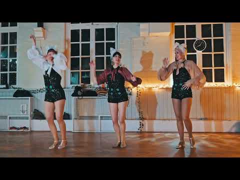 The Coffee Song, featuring dancers Aila, Jo & Nikki at Paper Moon, Hargrave Hall, London.