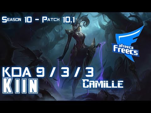 AFs Kiin CAMILLE vs RUMBLE Top - Patch 10.1 KR Ranked