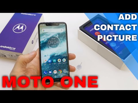 How To Add/Remove Contact Photos On MOTOROLA ONE