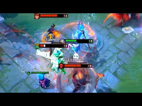 Puck, Crystal Maiden, Ogre Magi vs Wraith King, Axe, Marci | Dota 2