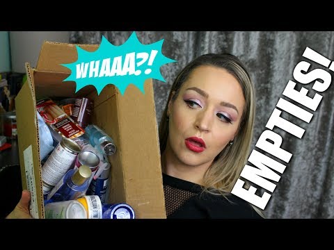 EMPTIES & MY THOUGHTS ON TARTE...