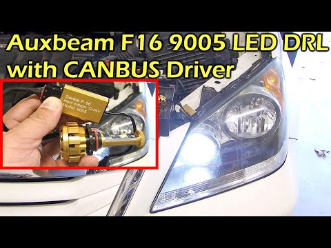 Install 9005 LED DRL Headlight in Honda Odyssey