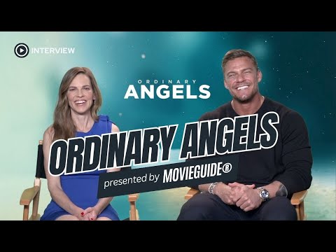 ORDINARY ANGELS interview with Hilary Swank and Alan Ritchson!