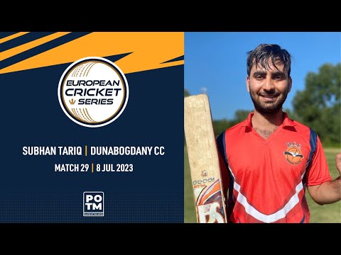 POTM:  S.Tariq - DCC vs BLB | Highlights | ECS Hungary | 8 July 2023 | ECS23.562