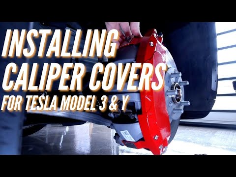 Installing Caliper Covers for the Tesla Model 3 or Y