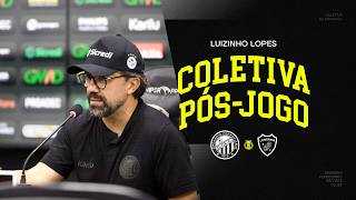 Entrevista | Pós-jogo Operário 3x0 Londrina - Campeonato Brasileiro Série B - Luizinho Lopes