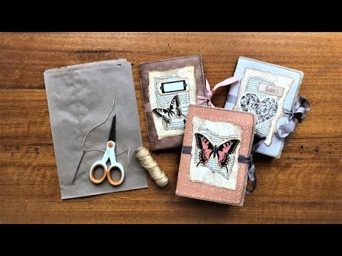 PAPER BAG Junk Journal TUTORIAL (Step-by-step DIY)