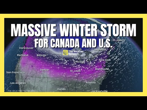 Massive Winter Storm Threatens Millions in Canada and U.S. | #forecast