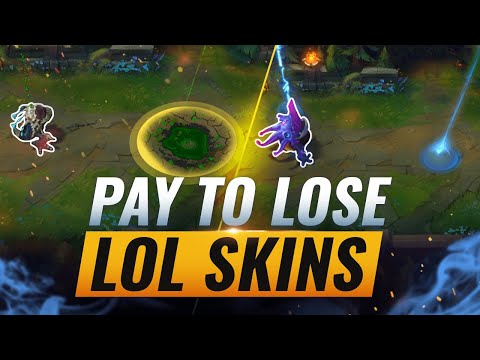 15 PAY TO LOSE Skins That NERF Your Champion - League of Legends