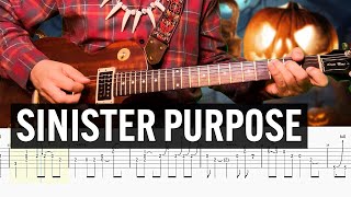 Sinister Purpose CCR Halloween Special Guitar Tab Cover Lesson Tutorial