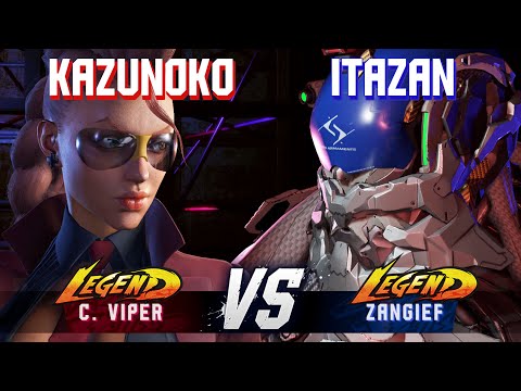 SF6 ▰ KAZUNOKO (C.Viper) vs ITAZAN (Zangief) ▰ High Level Gameplay
