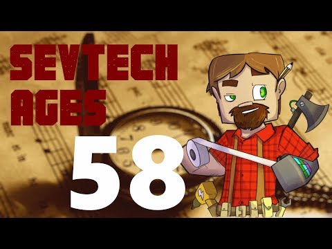 1.12 Modded Minecraft SevTech Ages: Episode 58: Pow!  Straight To The Moon!