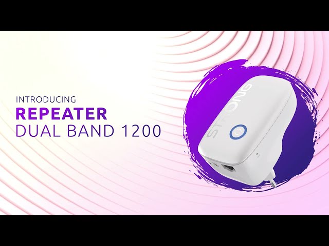 Répéteur WiFi Strong Repeater 1200 5 double bande 1200 Mbps video