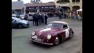 preview picture of video 'Tour Auto Optic2000 2012 Porsche 356 convertible - passage à Joyeuse 07260'
