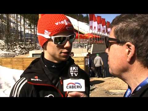 Andreas Wellinger im Interview - Planica 20.03.2014