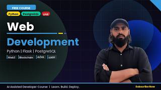 Free Web Development Course 2026 🚀 | AI Assisted Web Development with Python, Flask & PostgreSQL