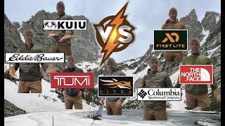 Puffy Jacket Playoff: Sitka VS. First Lite VS. KUIU VS. Nort