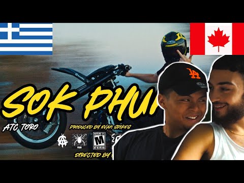 CANADIANS REACT TO GREEK MUSIC - ATC Toro x ATC Taff - SOK PHUNG (prod.Evan Spikes) |
