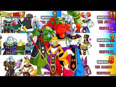 CLASSEMENT DES 12 UNIVERS DBS RÉVÉLÉS + BIOS DES 36 DIEUX (ANGES...) DRAGON BALL SUPER - PLT#53 Video