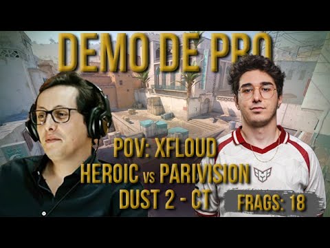 [PT] CS 2 -  zorlaK Analisa: PoV XFL0UD - HEROIC vs PARIVISION - DUST 2 (CT-SIDE) [Demo de Pro]