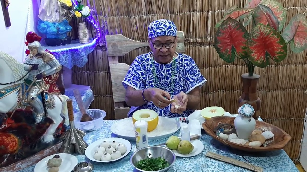 Oferenda para Iemanja para o Ori/cabeça de alguém