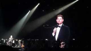 Michael Bublé: Unforgettable (Nat King Cole cover) LIVE 3RD ROW Bangkok 2015