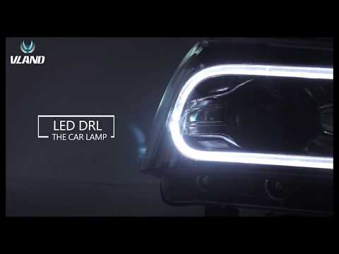 2011-2014 Dodge Charger LED DRL Headlights 2015+ Replica Modern Design!