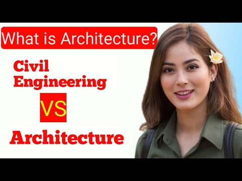 What is Architectural Engineering? || Difference between civil engineering and architecture||