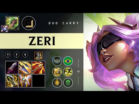 Zeri ADC vs Caitlyn - BR Challenger Patch 26.01