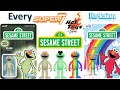 Every Super7 ReAction Sesame Street Action Figure 3 75 Comparison List