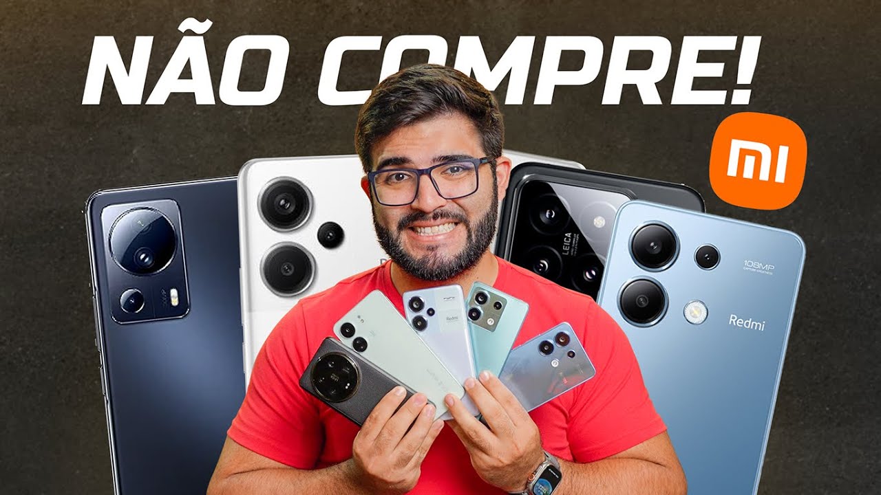 CUIDADO! TOP 5 Xiaomis MUITO VENDIDOS mas NÃO VALEM A PENA COMPRAR! (opções melhores)