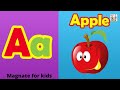 ABCD Song Phonics Song With Two Words A For Apple ABC Alphabet Songs With Sounds For Children