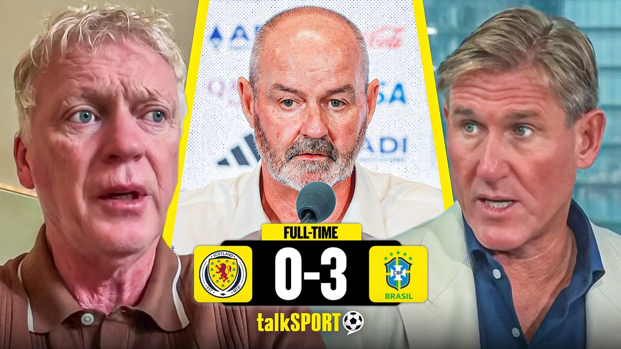 David Moyes EXAMINES Steve Clarke's 'GOING HOME' Interview after Scotland LOSE against Brazil!