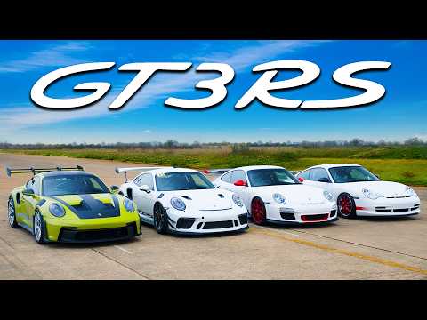 모든 포르쉐 911 GT3 RS - 드래그 레이스!
