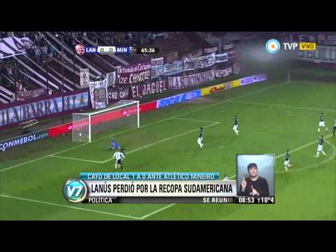 Visión 7 - Lanús perdió por la copa Sudamericana