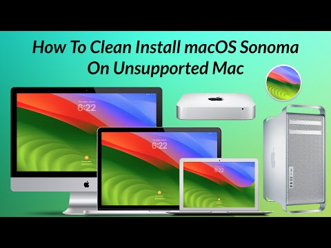 How To Clean Install macOS Sonoma On Unsupported Mac (2008- 2017) - Step By Step Guide