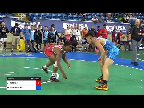 2018 USMC-USAW Cadet & Junior FS Nationals/Junior 138 Round Of 128 - Jaivon Jones (OH) Vs. Matthew