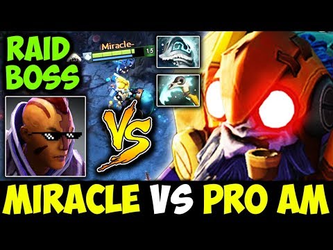 Miracle Tinker - Vs Crazy Raid Boss AntiMage | Mega Creeps Def Hard Game Dota 2