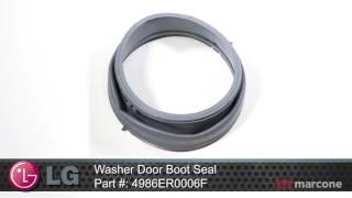 LG Washer Door Boot Seal Part # 4986ER0006F