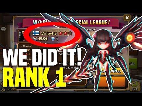 RANK 1! Special League Legend Arena Gameplay! - [Full Viiipytty Live Stream] - Summoners War