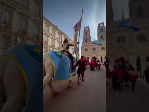 Joana d’Arc entre a cidade de Orléans ￼#jeanne #orleans #france #cathedrale #patrimoine