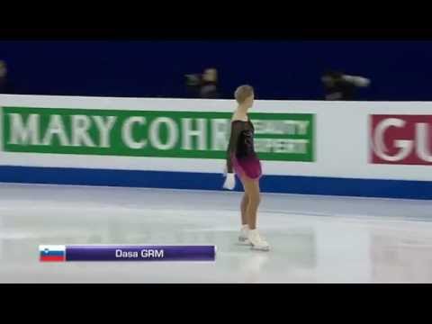 World Figure Skating Championships 2015 Ladies FS Warm-up Group 1